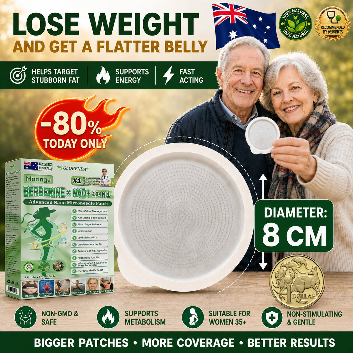 𝑶𝒇𝒇𝒊𝒄𝒊𝒂𝒍 𝑺𝒕𝒐𝒓𝒆 | 🇦🇺✨ 𝐆𝐋𝐎𝐑𝑬𝑵𝗗𝗔® 𝐌𝐨𝐫𝐢𝐧𝒈𝒂 · 𝑩𝒆𝒓𝒃𝐞𝐫𝐢𝐧𝐞 × 𝐍𝐀𝑫+ 𝟭𝟬-𝒊𝗻-𝟭 𝗔𝗱𝘃𝗮𝗻𝐜𝐞𝐝 𝐍𝐚𝒏𝒐 𝑴𝒊𝒄𝒓𝒐𝒏𝒆𝒆𝐝𝐥𝐞 𝐏𝐚𝐭𝐜𝐡 🇦🇺 (𝐉𝐮𝐬𝐭 𝐨𝐧𝐜𝐞 𝐚 𝐝𝐚𝐲, 𝐯𝐢𝐬𝐢𝐛𝐥𝐞 𝐜𝐡𝐚𝐧𝐠𝐞𝐬 𝐢𝐧 𝟕 𝐝𝐚𝐲𝐬) ✅ 𝑭𝒐𝒓 𝒐𝒃𝒆𝒔𝐢𝐭𝐲, 𝐥𝐨𝐨𝐬𝐞 𝐬𝐤𝗶𝗻, 𝗱𝗶𝗮𝗯𝗲𝒕𝒆𝒔, 𝒔𝒍𝒆𝒆𝒑 𝒂𝒑𝒏𝒆𝒂, 𝒋𝒐𝒊𝒏𝒕 𝒊𝒔𝒔𝒖𝒆𝒔, 𝒂𝒏𝒅 𝒎𝒐𝒓𝒆