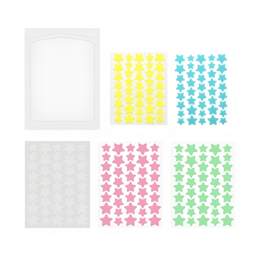 Patchs Hydrocolloïdes Anti-Imperfections en Forme de Cœur Colorés – 54 Pièces, Soin Ciblé Doux pour la Peau