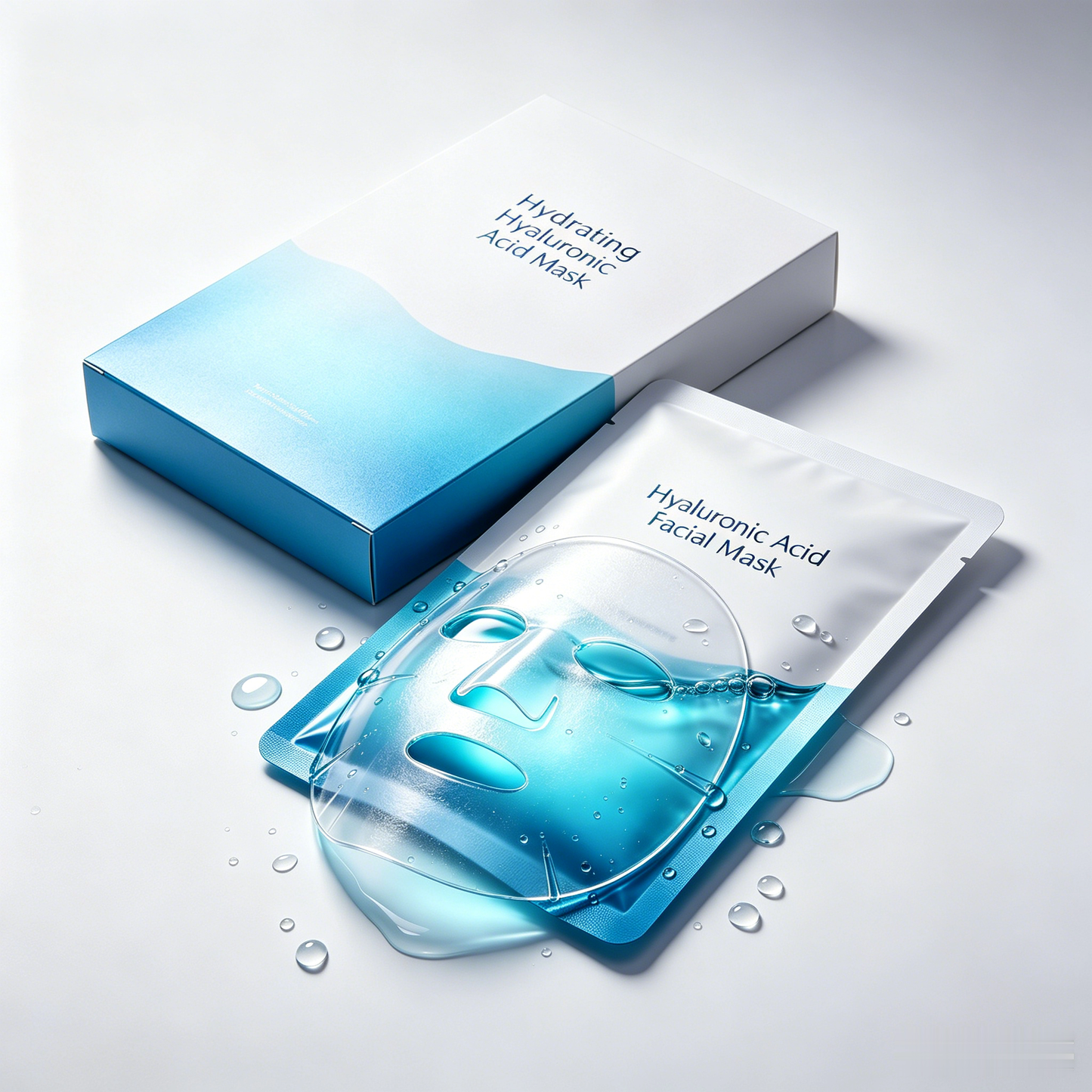 Masque Visage en Tissu à l’Acide Hyaluronique – Soin Hydratant Quotidien à l’Acide Hyaluronique Multi-Moléculaire
