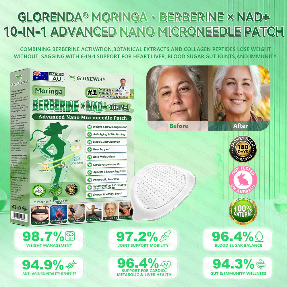 𝑶𝒇𝒇𝒊𝒄𝒊𝒂𝒍 𝑺𝒕𝒐𝒓𝒆 | 🇦🇺✨ 𝐆𝐋𝐎𝐑𝑬𝑵𝗗𝗔® 𝐌𝐨𝐫𝐢𝐧𝒈𝒂 · 𝑩𝒆𝒓𝒃𝐞𝐫𝐢𝐧𝐞 × 𝐍𝐀𝑫+ 𝟭𝟬-𝒊𝗻-𝟭 𝗔𝗱𝘃𝗮𝗻𝐜𝐞𝐝 𝐍𝐚𝒏𝒐 𝑴𝒊𝒄𝒓𝒐𝒏𝒆𝒆𝐝𝐥𝐞 𝐏𝐚𝐭𝐜𝐡 🇦🇺 (𝐉𝐮𝐬𝐭 𝐨𝐧𝐜𝐞 𝐚 𝐝𝐚𝐲, 𝐯𝐢𝐬𝐢𝐛𝐥𝐞 𝐜𝐡𝐚𝐧𝐠𝐞𝐬 𝐢𝐧 𝟕 𝐝𝐚𝐲𝐬) ✅ 𝑭𝒐𝒓 𝒐𝒃𝒆𝒔𝐢𝐭𝐲, 𝐥𝐨𝐨𝐬𝐞 𝐬𝐤𝗶𝗻, 𝗱𝗶𝗮𝗯𝗲𝒕𝒆𝒔, 𝒔𝒍𝒆𝒆𝒑 𝒂𝒑𝒏𝒆𝒂, 𝒋𝒐𝒊𝒏𝒕 𝒊𝒔𝒔𝒖𝒆𝒔, 𝒂𝒏𝒅 𝒎𝒐𝒓𝒆