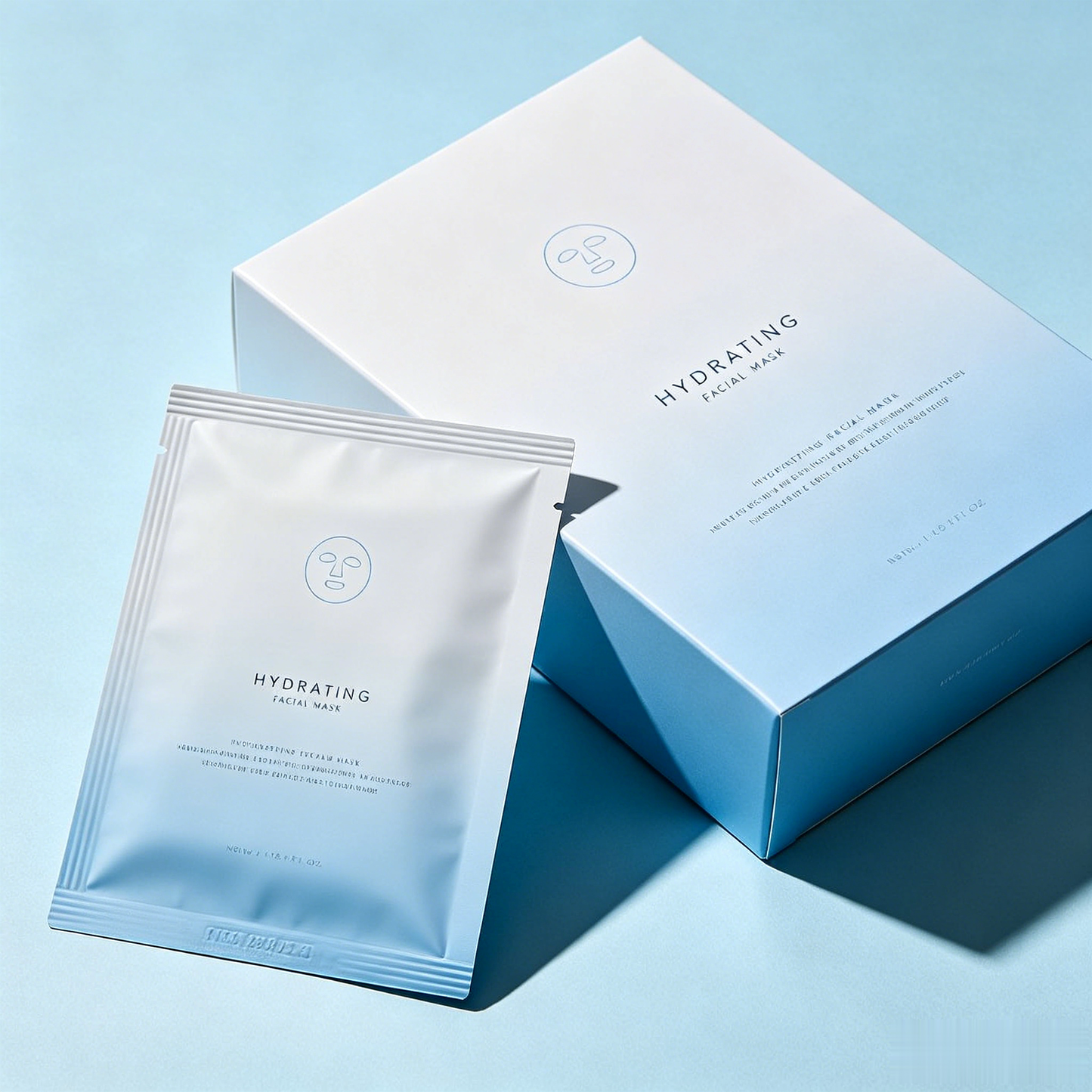 Coffret de Masques Visage Hydratants – Édition Bleu Apaisant