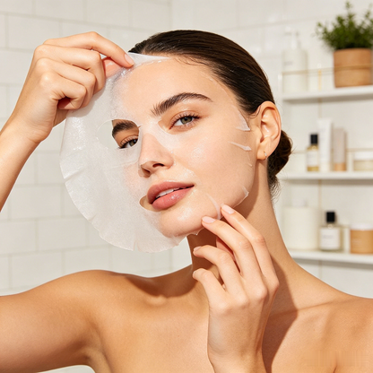 Masque Visage en Tissu à l’Acide Hyaluronique – Soin Hydratant Quotidien à l’Acide Hyaluronique Multi-Moléculaire