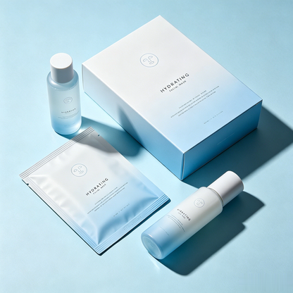 Coffret de Masques Visage Hydratants – Édition Bleu Apaisant
