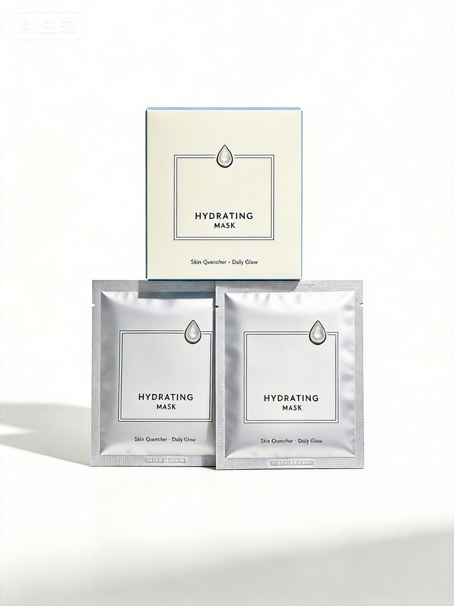 Masque Visage Hydratant Lumière – Édition Éclat Minimaliste