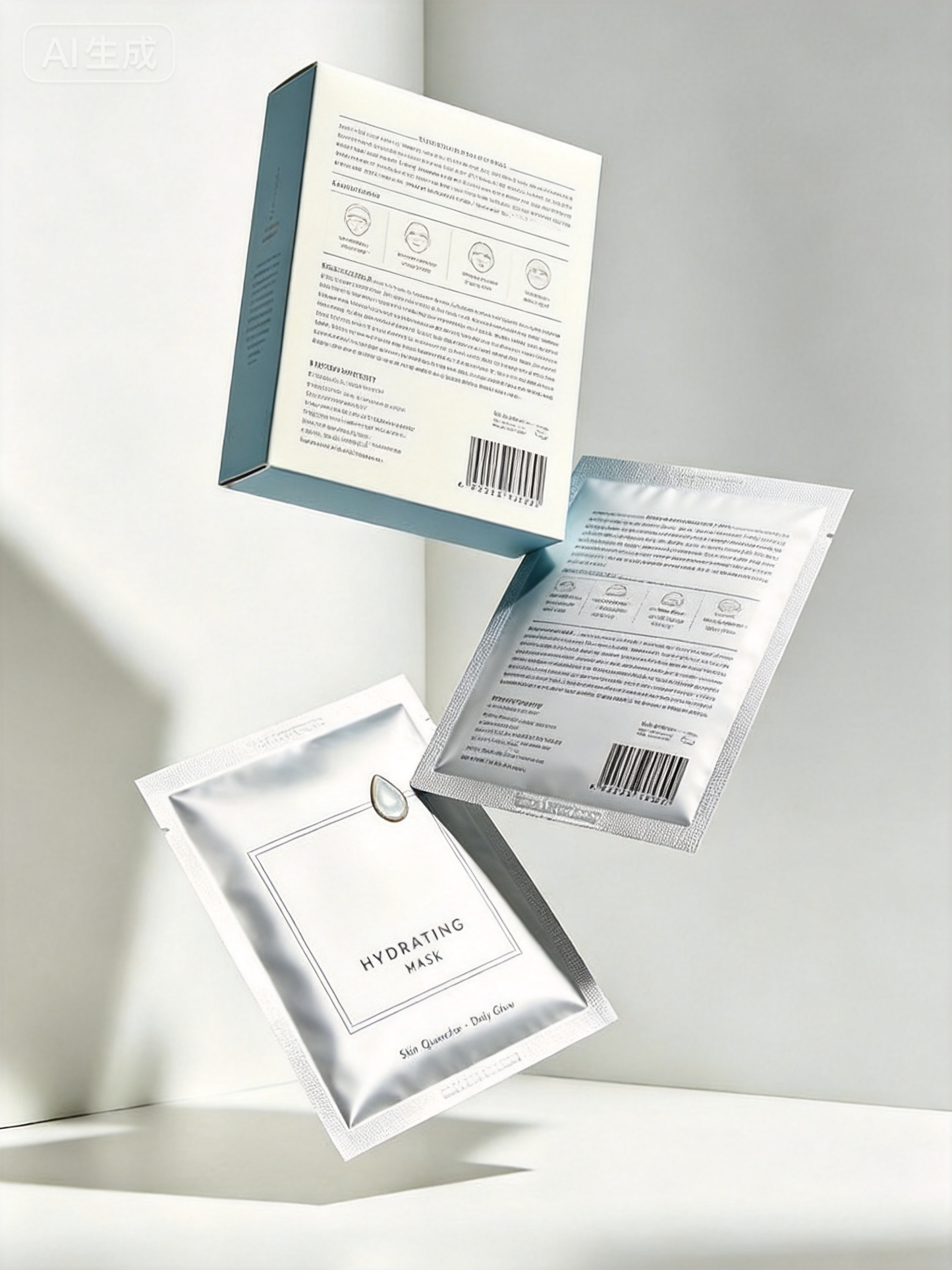 Masque Visage Hydratant Lumière – Édition Éclat Minimaliste