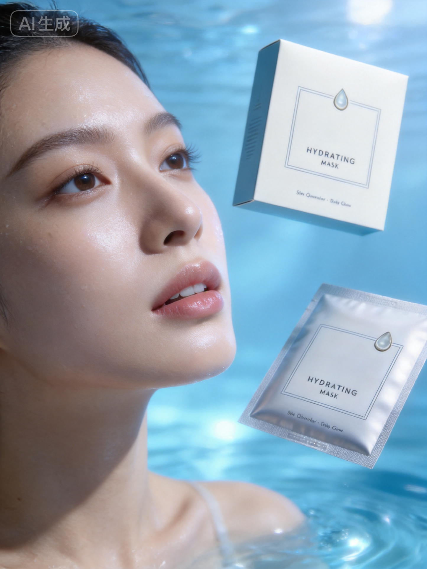 Masque Visage Hydratant Lumière – Édition Éclat Minimaliste