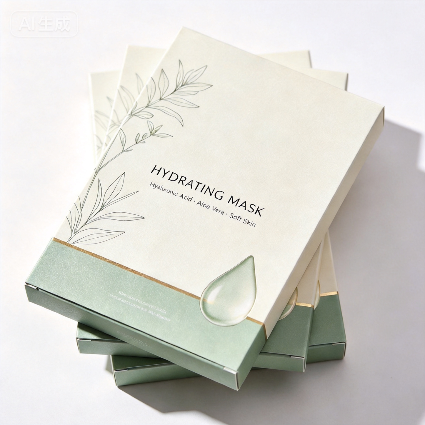 Masque Visage Hydratant Botanique – Édition Vert Apaisant